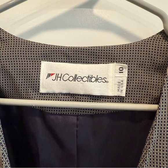 JH Collectibles Charcoal/Brown Blazer - Picture 4 of 10